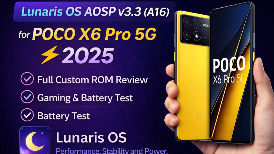 Lunaris AOSP 3.3 for Poco X6 Pro 5G
